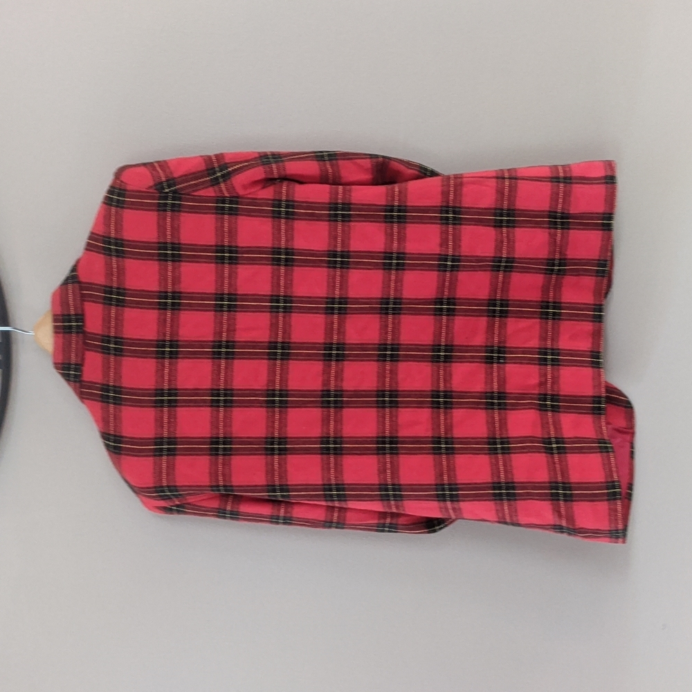 Wool Sag harbor size 8 preppy plaid blazer with gold prophecy retro vintage - Picture 7 of 8